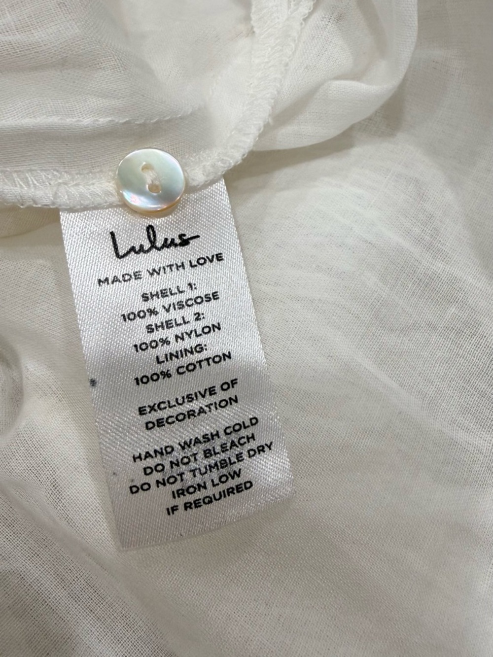 Lulu's White Embroidered V-Neck Maxi Dress - Picture 7 of 7